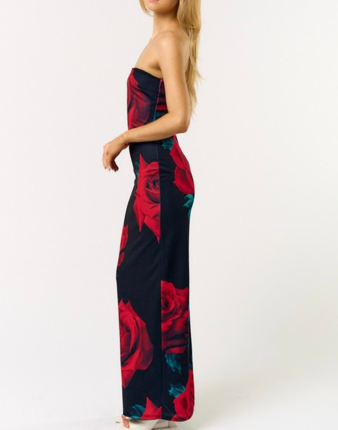 Rose Tube Maxi Dress